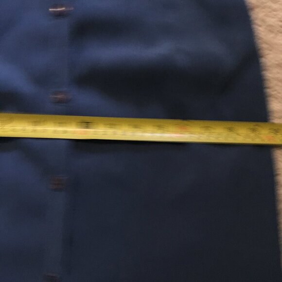 Vintage 90s Garage Soft Faux Suede Long Button Down Dress - Picture 13 of 16